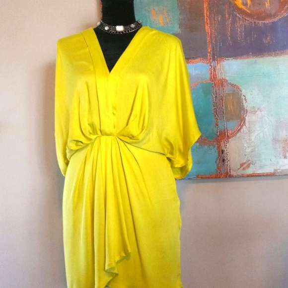 BTFL-life Neon Green Tunic Shirt Dress  Size S - Picture 7 of 17